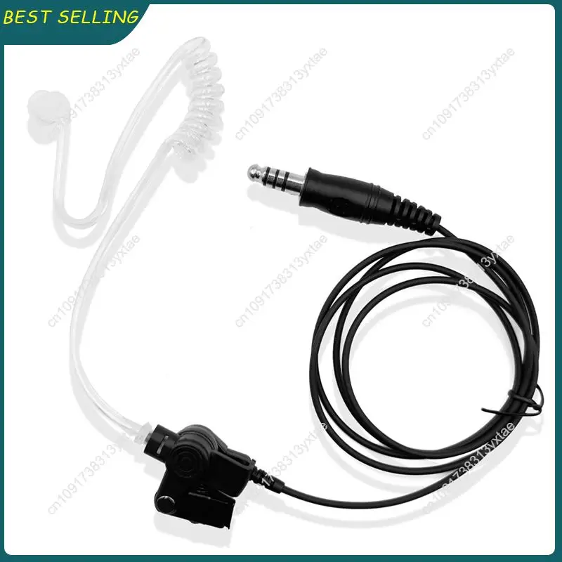 N09R-U94 Walkie Talkie Earphone K Plug Neck Throat Mic Earpiece Tactical Earphone For Baofeng 5R 888S Walkie Talkie Accessory