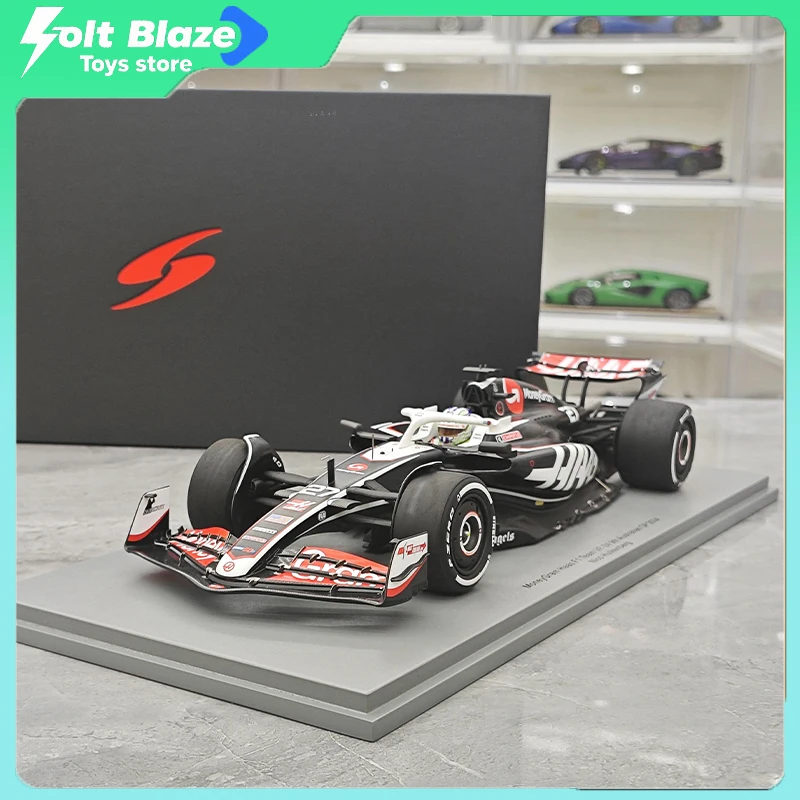 

Spark 1/18 2024, австралийский Гран-при F1, модели автомобилей Нико Халкенберг # 27 и Кевин Магнес # 20 Haas VF-24 автомобили подарок на день рождения для мальчика