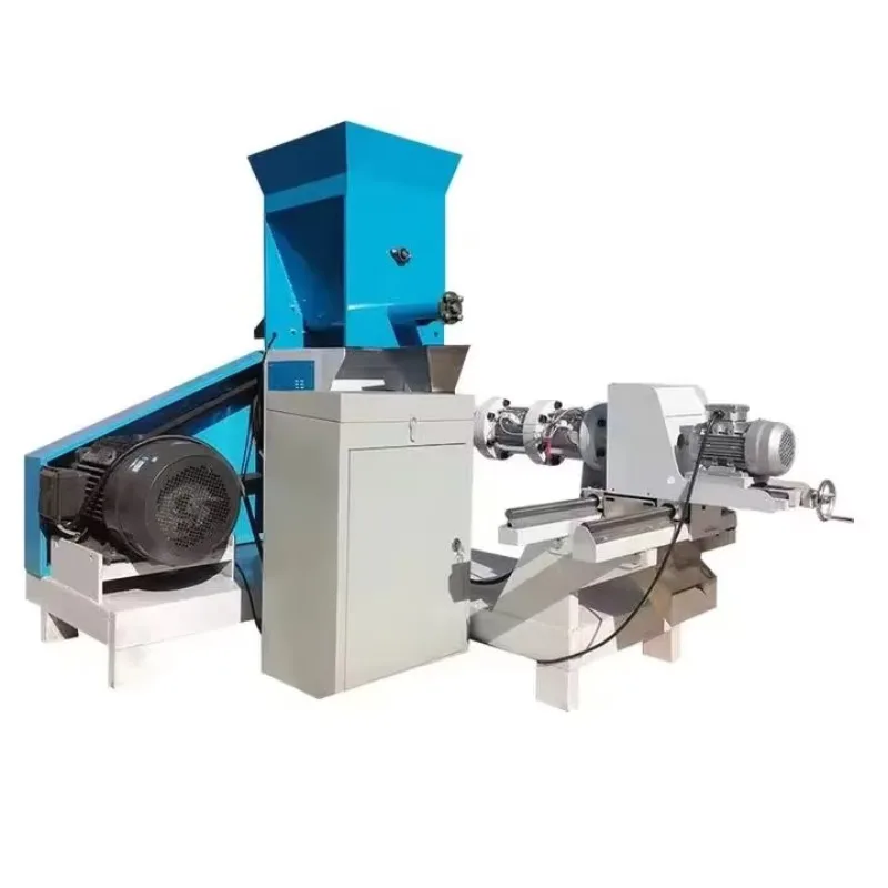 New Design 380V 40 50kg H Animal Feed Pellet Extruder Custom Livestock Farm Feed Making Machine High Efficiency Stainless Steel
