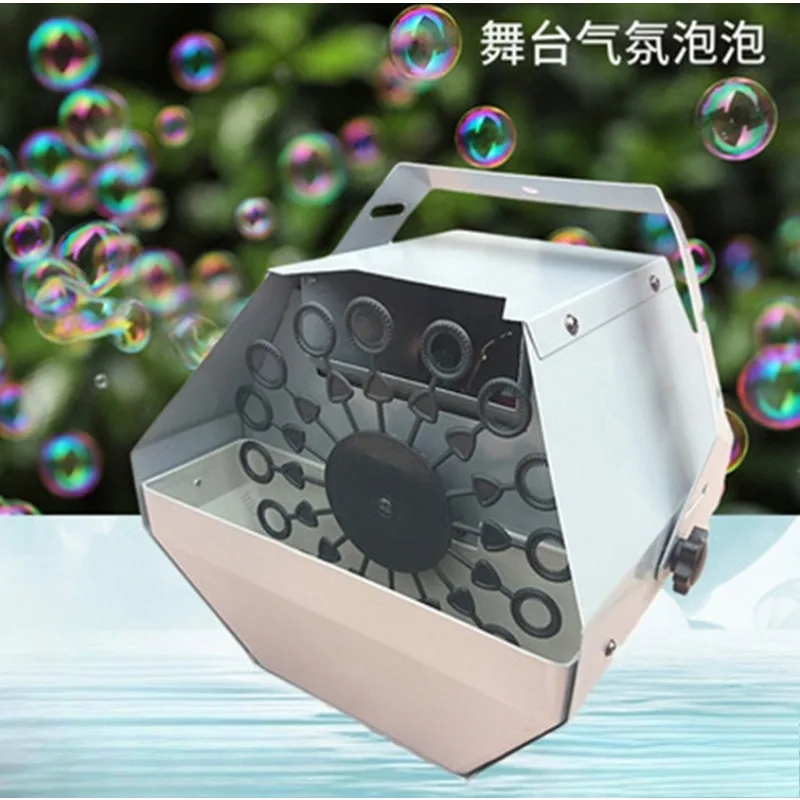 Remote Control Mini Single Wheel Bubble Machine Stage Wedding Bar Party Effect Bubble Maker