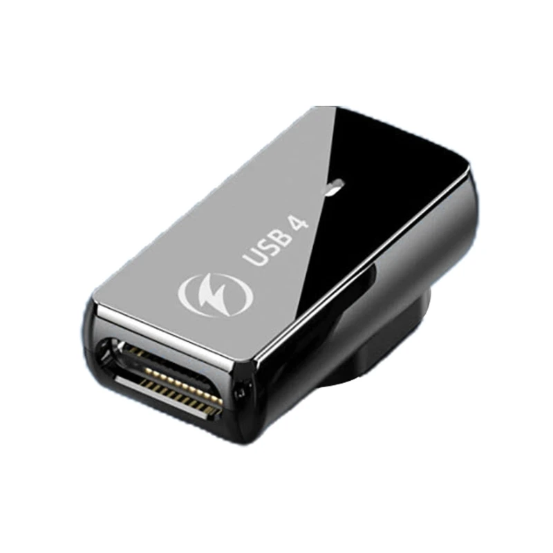 محول USB C عالي السرعة مع محول مغناطيسي للشحن السريع 140 وات، اتصال مغناطيسي لإخراج الفيديو 8K للهاتف المحمول