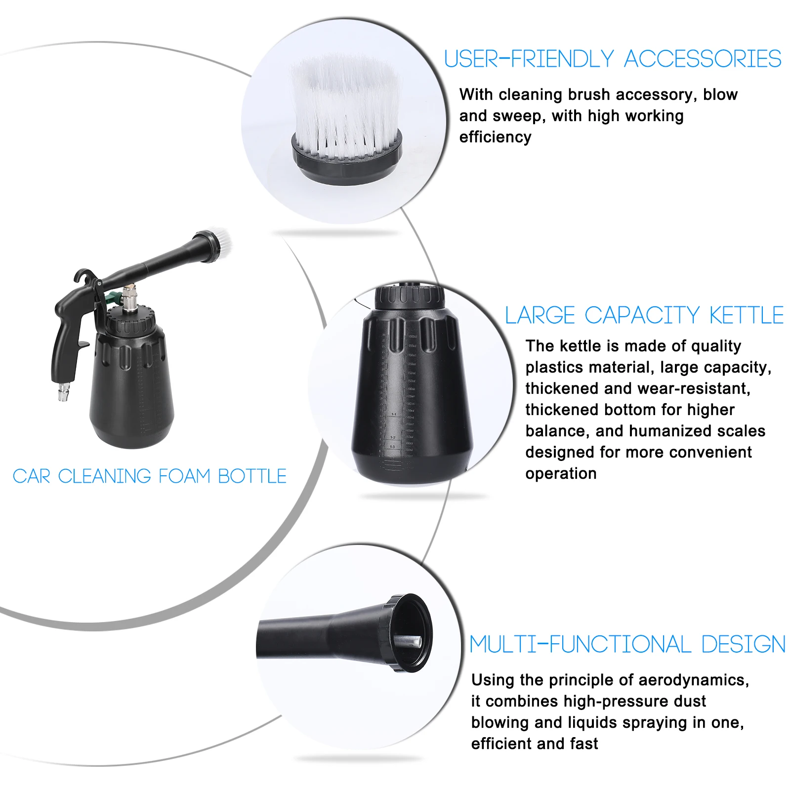 النحاس تحمل موصل ملحق لأداة تنظيف تورنادو الهواء ضربة الغبار أداة تنظيف السيارات ارتفاع ضغط آلة غسل سيارات الغيار الاسمية