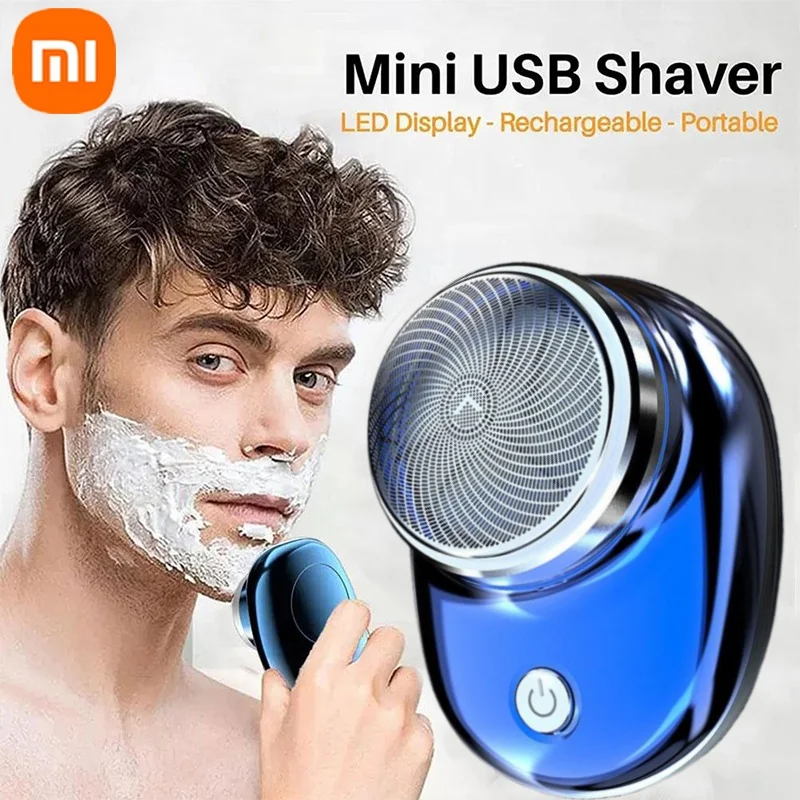 Xiaomi Men's Electric Shaver USB Charge Mini Pocket Travel Razor Comfortable Easy Travel Beard Body Hair Trimmer Pocket Razor