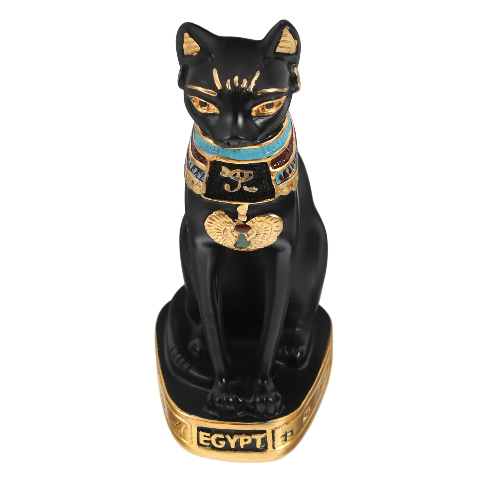 

Adorable Egyptian Cat Statue Resin Home Decor Creative Desktop Ornament Versatile Occasions Gift Egyptian Cat Statue