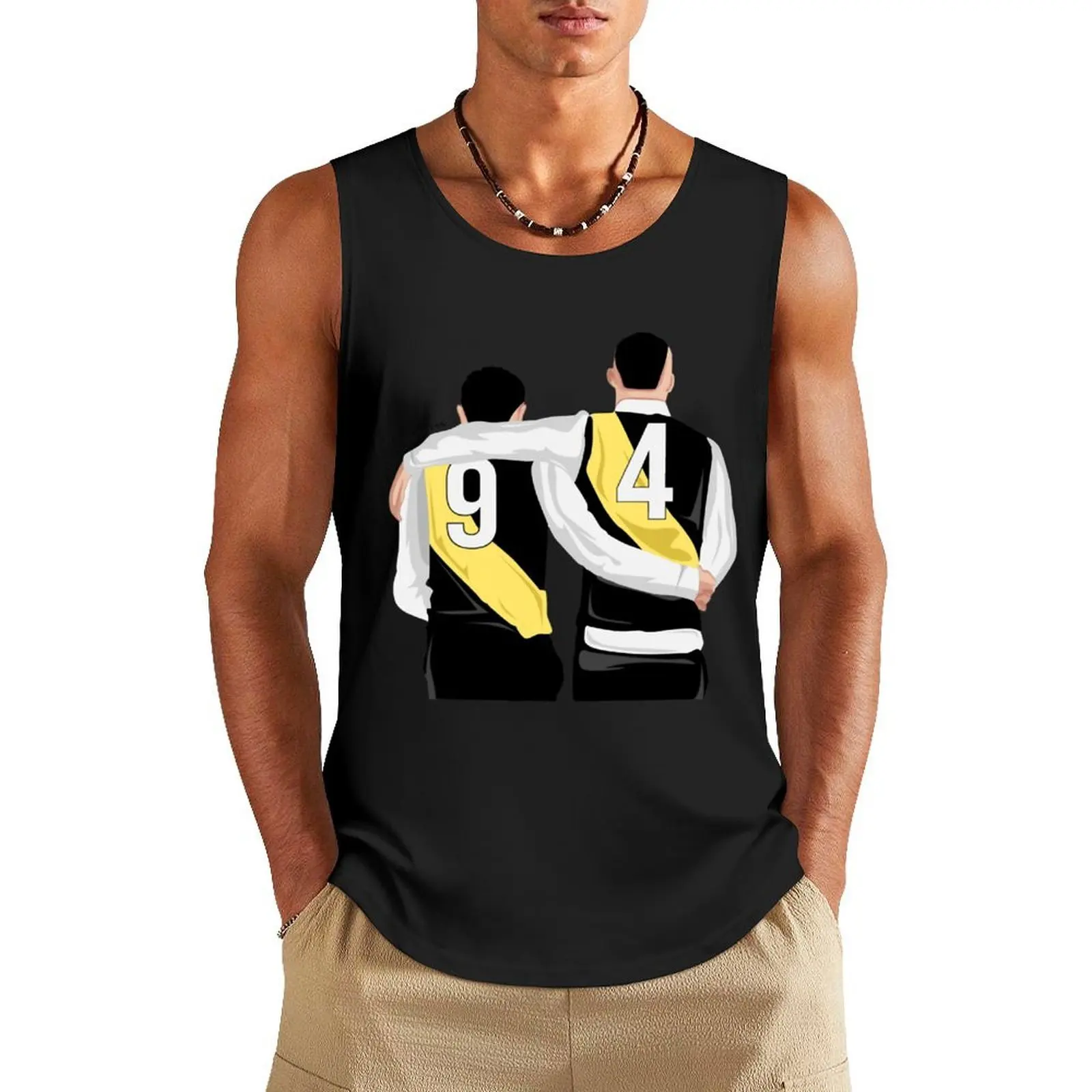 Дастин Мартин, Trent Cotchin Departing Tank Top Мужская спортивная футболка мужская дизайнерская одежда самые продаваемые товары