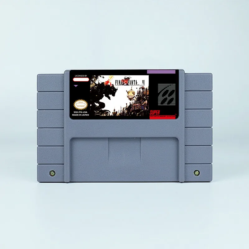 خرطوشة ألعاب مع صندوق البيع بالتجزئة ، وحدة تحكم ألعاب الفيديو ، Fantasy VI 6 ، EUR ، الولايات المتحدة الأمريكية ، 16 بت ، بطاقة ألعاب آر بي جي