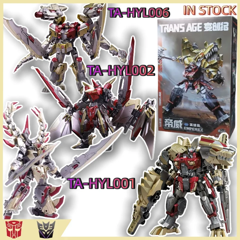 

В НАЛИЧИИ: Трансформируемые игрушки CANGTOYS TA-HYL006 TransAge Meta Hero Scale Emperex Diwei Blade Warden Thunderclap Skyhowl Tianxiao