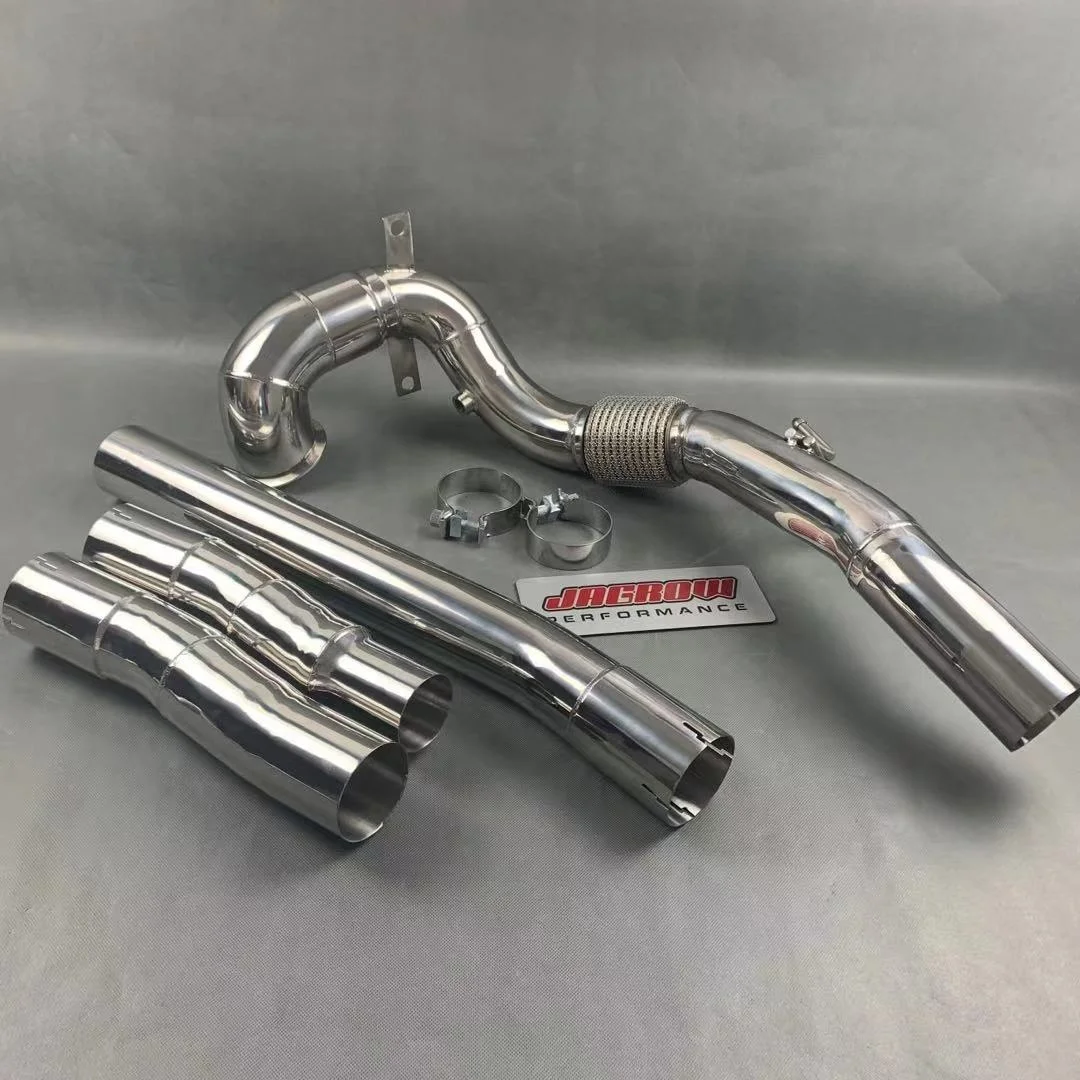 Stainless Steel Racing Downpipe For VW Mk7 Golf R 2.0TSI / Audi 8V A3 S3