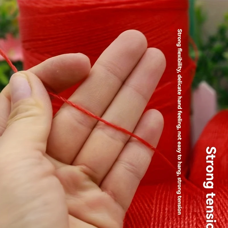 Industrial Red String Construction Site Marking Line For Decoration Construction Site Greenhouse Vegetable Climbing Line