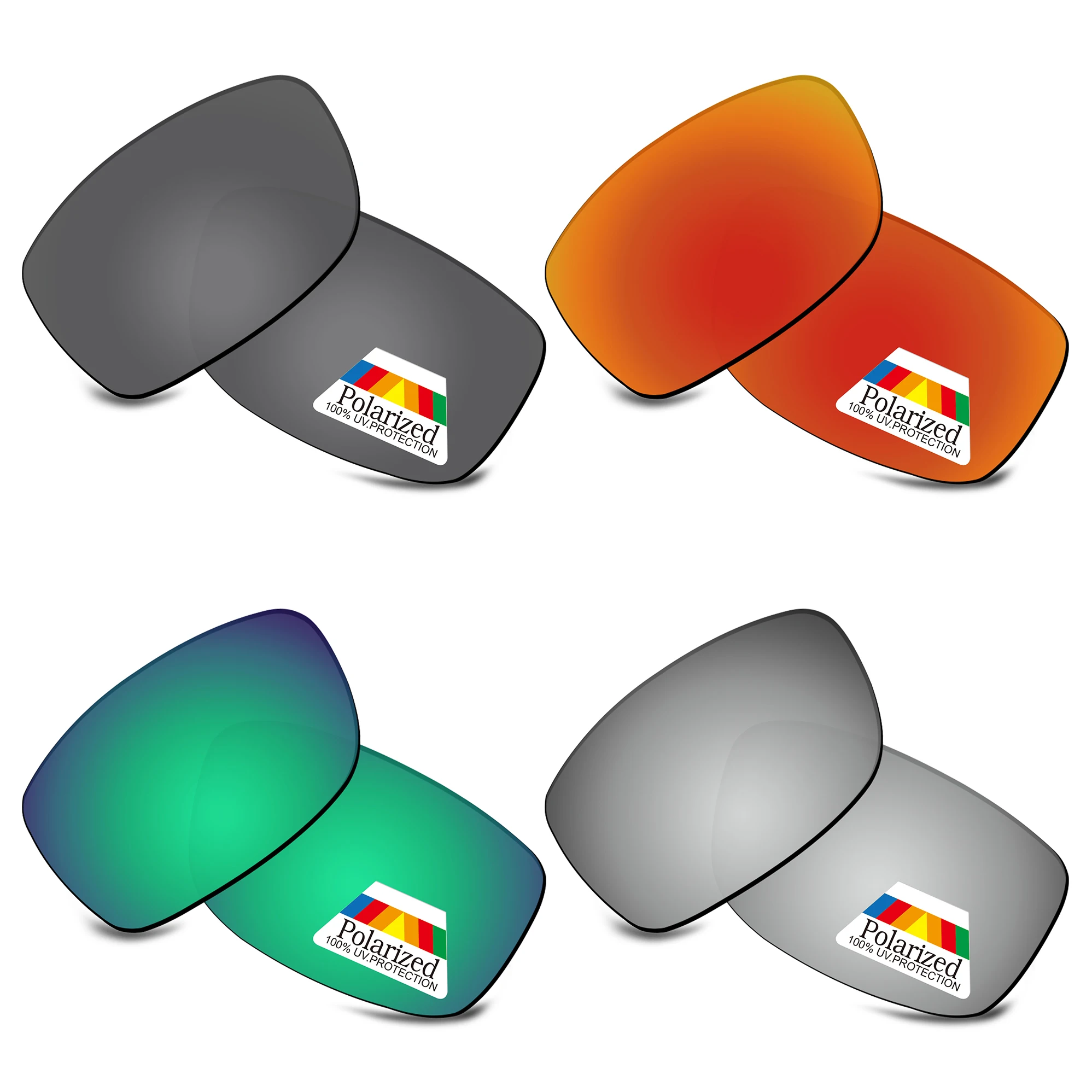 

Rarayvix Polarized Replacement Lenses UV400 Protective for Oakley Pitchman OX8050 55mm Eyeglasses