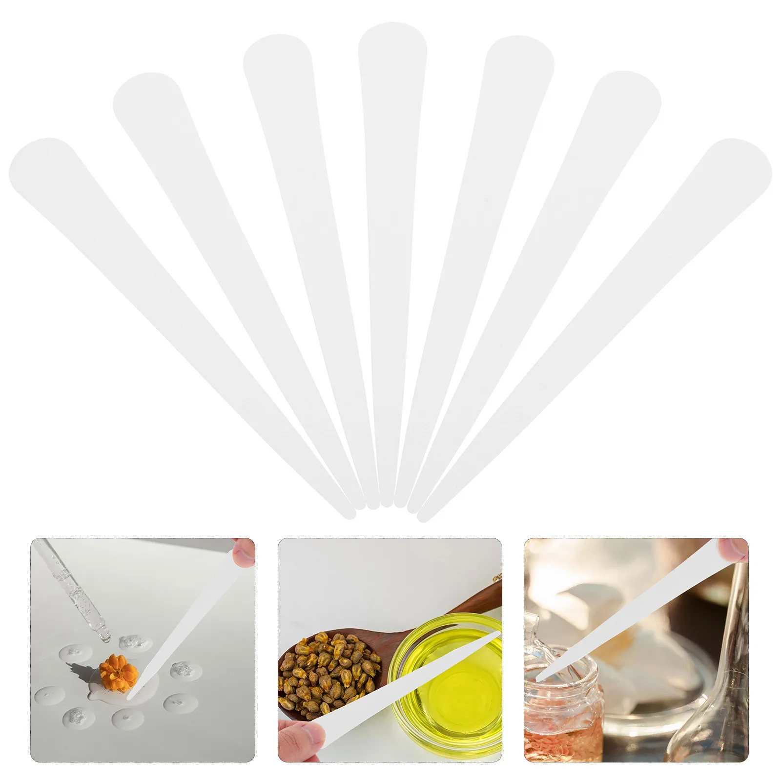 300Pcs Perfume Scent Paper Strips Fragrance Testing Blotter Paper Elegant Craftsmanship Blank Design for Perfumers Brands Scent