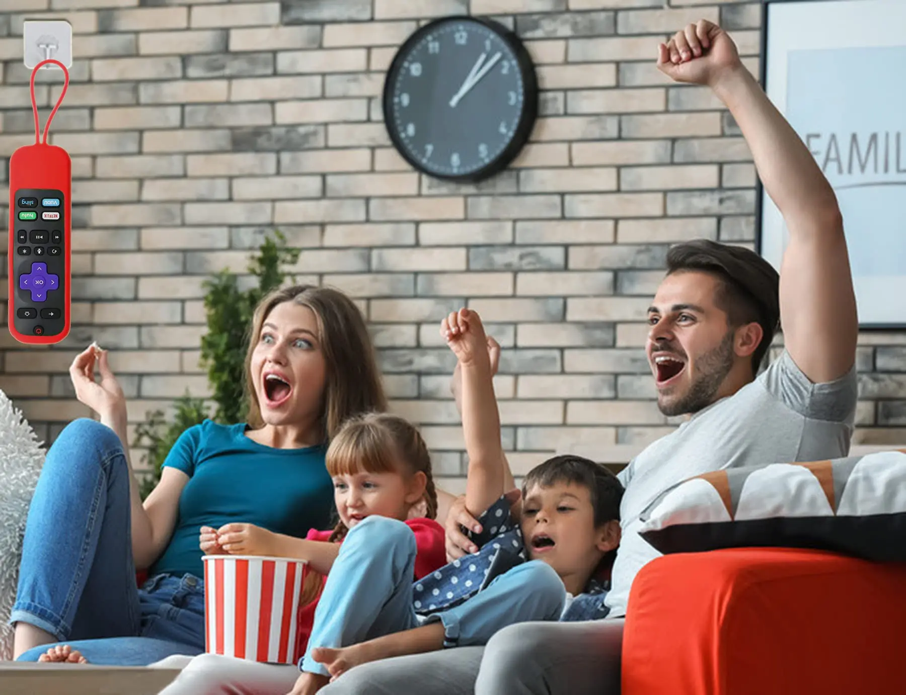 Coque de télécommande en silicone pour TCL Hisense, Roku Express, Streaming Stick, Premium, Smart TV Remote Case, Skin Sleeve