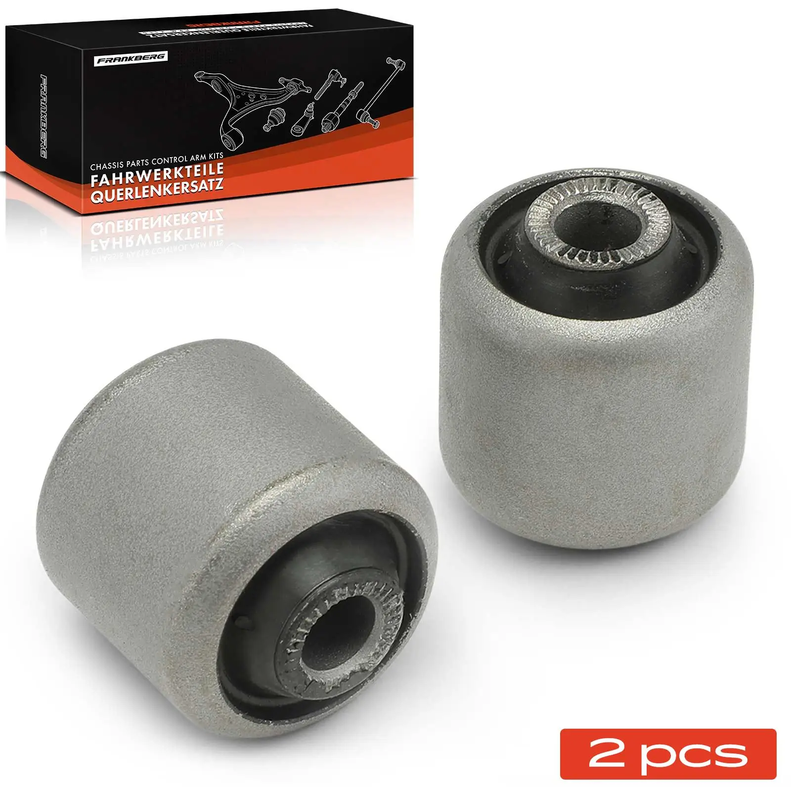 Frankberg 2x Lager Draagarm Vooras Links Onder Rechts voor BMW E28 E34 E39 E60 E34 X3 E83 X5 E53 MS10444