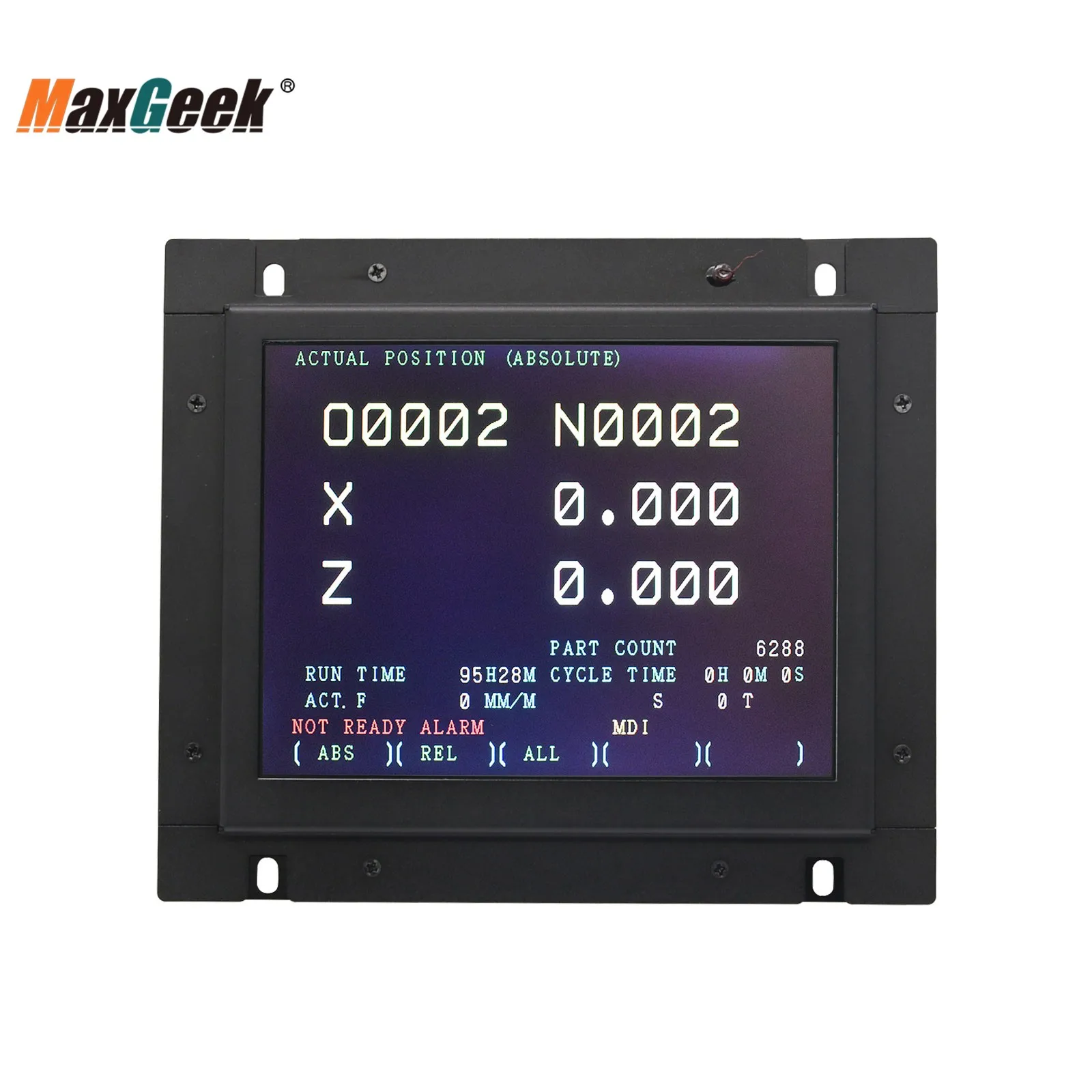 maxgeek substituicao do monitor lcd para o sistema cnc fanuc crt display a61l0001 0093 d9 mm11a a61l 0001 0095 a61l 0001 0072 em 01