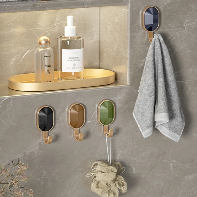 Gancho de montaje de pared de hierro Forma de corazón de metal Llavero Estante de almacenamiento Fuerte abrigo autoadhesivo Hat Hanger Niña Niño