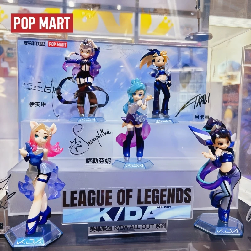 

Hot Selling Genuine Products Stock Popmart League Of Legends K/Da All Out Co Branded Series Figurines Blind Boxes Ornaments Gift