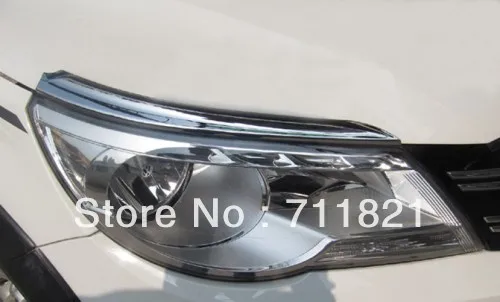 Car Styling Chrome Eyelid / Eyebrow For Volkswagen For VW Tiguan