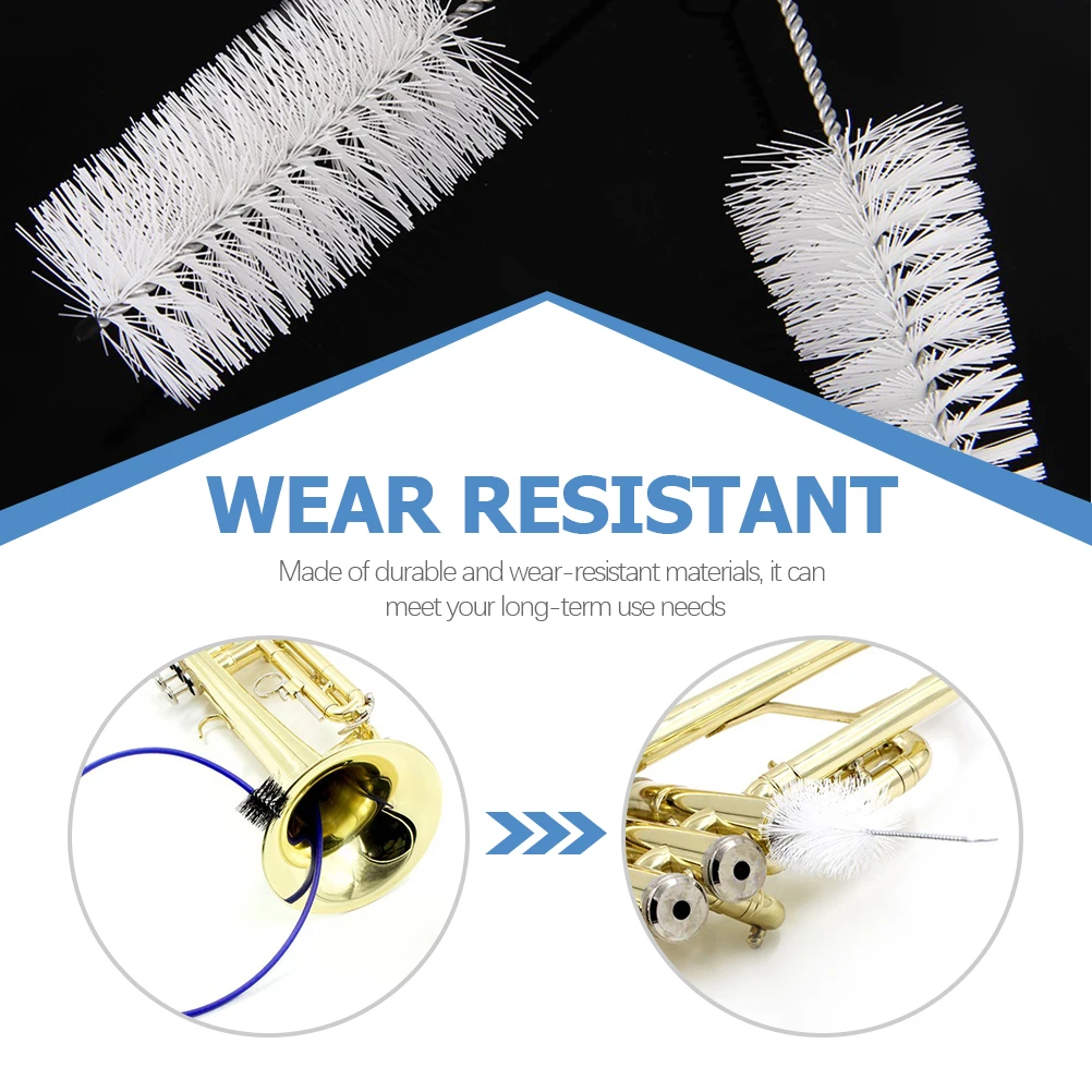 

1 set Premium Durable Sound Hole Cleaning Brush For Sax Trumpet Trombone Wind Instruments Musical Supply Tool Kit Swab