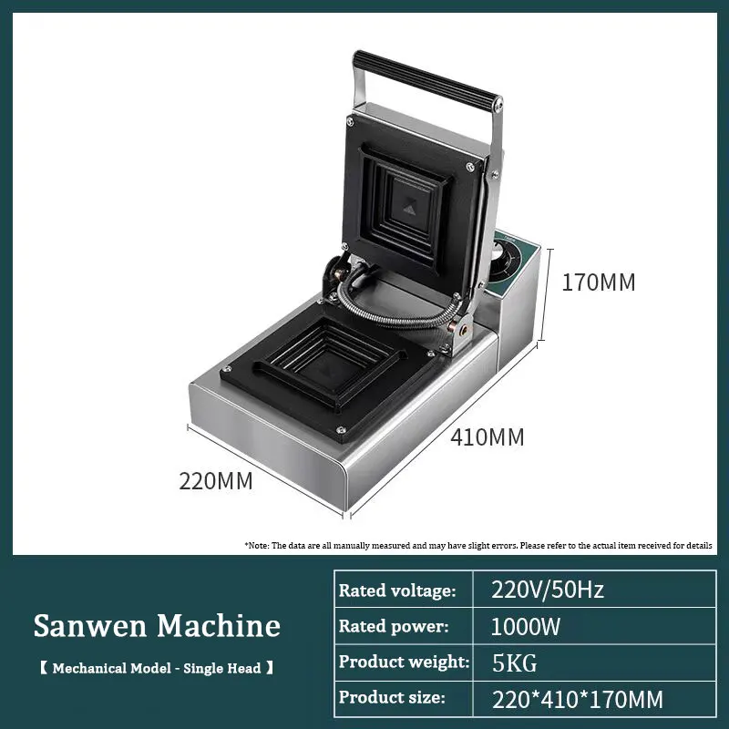 Restaurant Equipment Commercial Bread Toaster Electric Waffle Maker Sandwich Press Machine