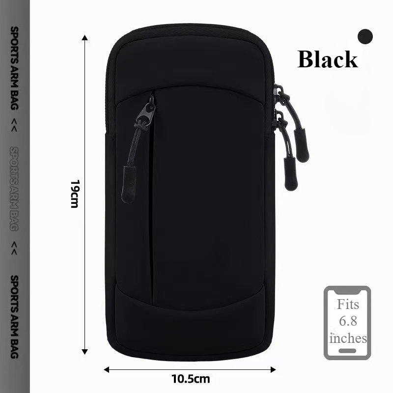 Hardlooparmband Telefoonhouder Buitensporten Telefoonzakje Unisex Armband Polstas Fitnessuitrusting Crossbody