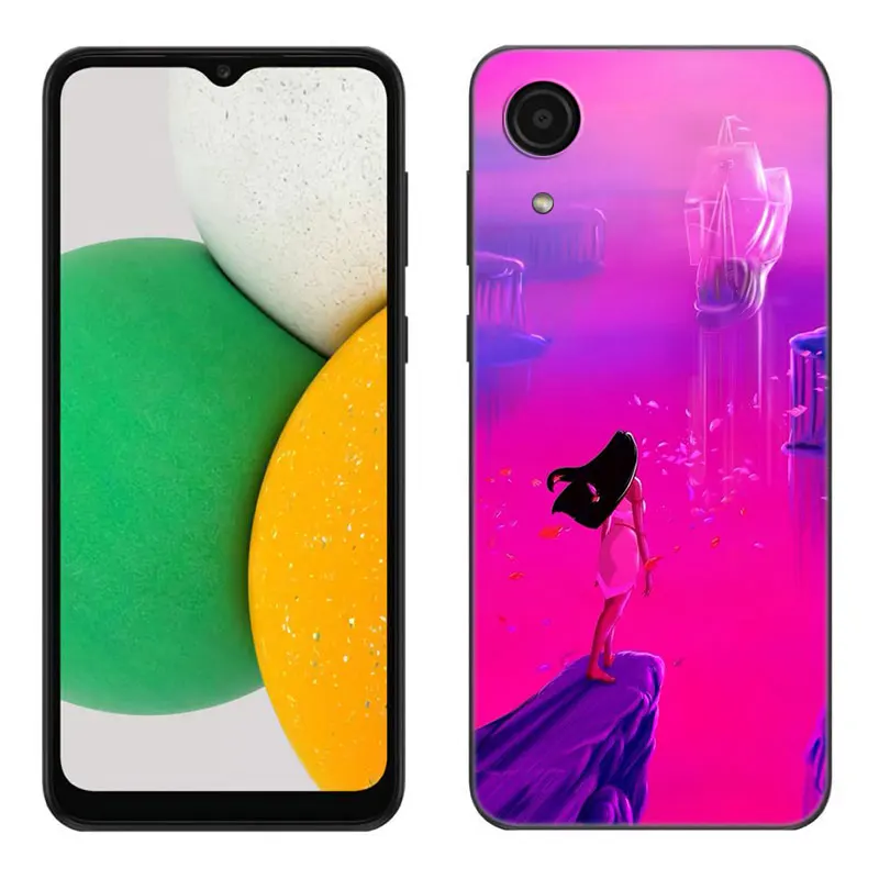 Disney Pocahontas Black Silicone Phone Case For Samsung Galaxy A01 A03 Core A04 E A02 A05 A10 A20 A21 A30 A50 S A6 A8 + A7 2018