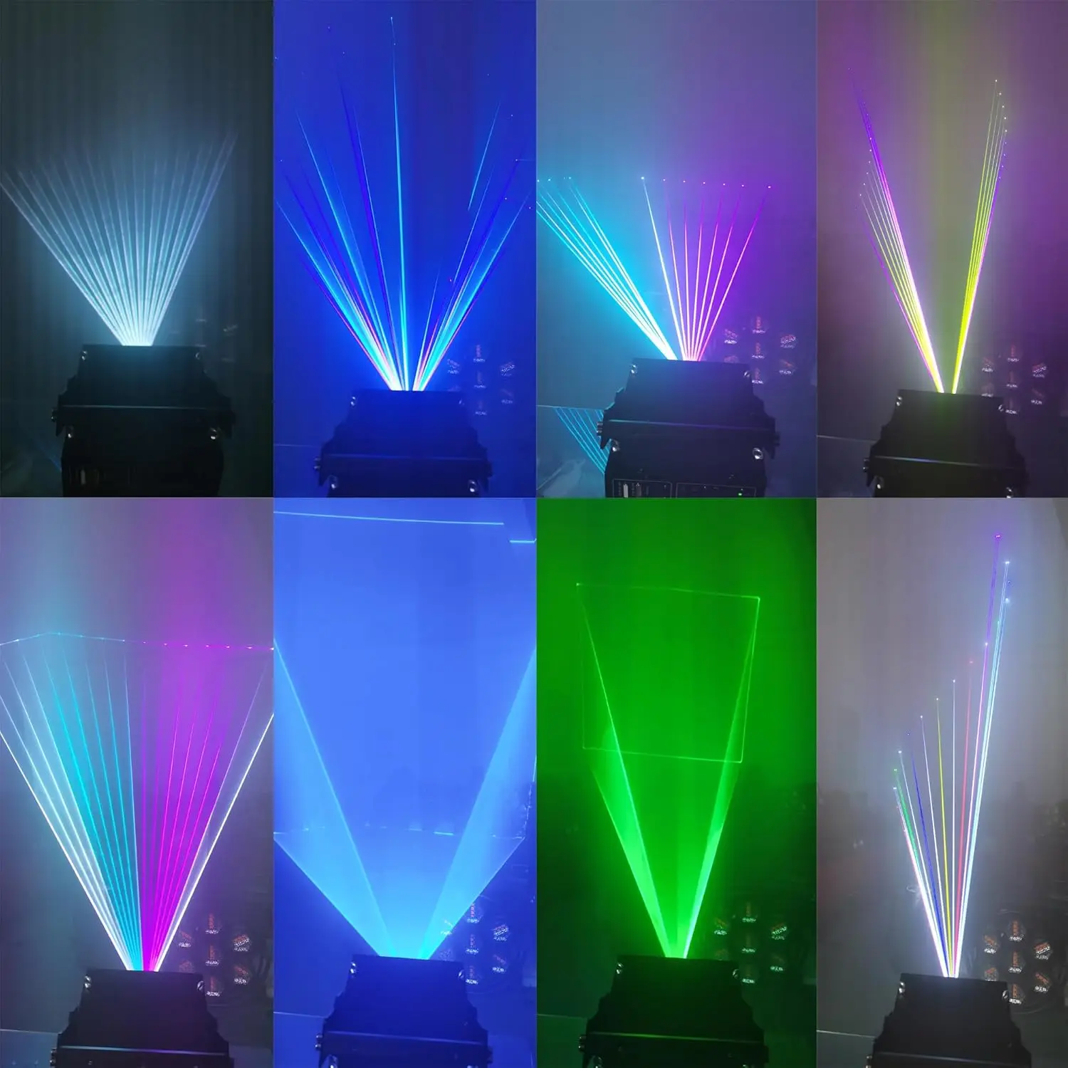 10W RGB Full Color LED Stage Light DMX512 Controlled Disco Beam Lights for DJ Party Wedding & Event Lighting Show