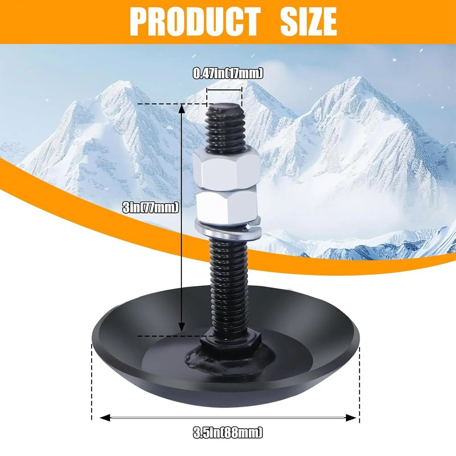 الثلوج محراث أحذية التزلج استبدال الثقيلة الصلب ATV الثلوج محراث الملحقات ل ATV شرفات الممشى مسار في الهواء الطلق #6