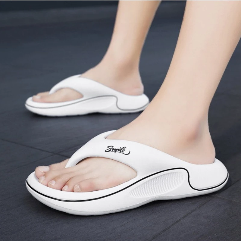 

2025 New Men Indoor Outdoor Flip Flops Summer Platform Shoes Soft EVA Couples Home Beach Slippers Female Leisure Sandals