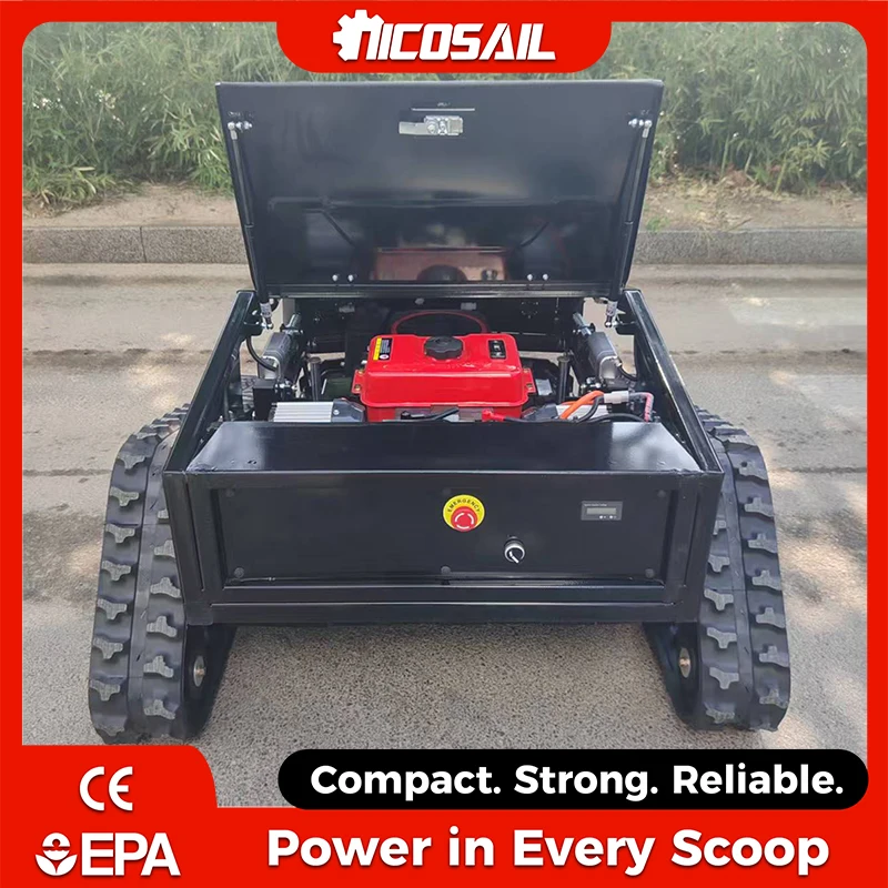 Grassland Green Trimming Lawn Mower CE EPA Certified HB800 Remote Control Lawn Mower -20°C~40°C for Australia Farm