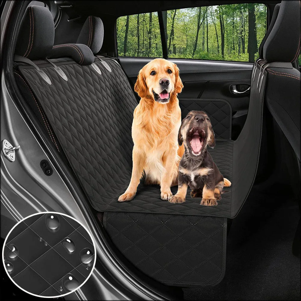 

Waterproof Car Seat Cover for Backseat, Durable, Nonslip, 3 in 1 Hammock - Protector against Dirt, Shedding and Scratching