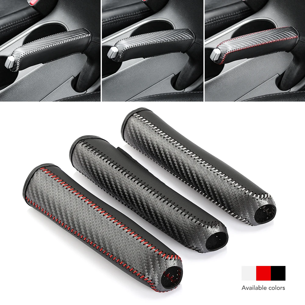 Koolstofvezel Lederen Tandwielen Handremafdekking Voor Mg Zs Gs 5 Gundam 350 Onderdelen Tf Gt 6