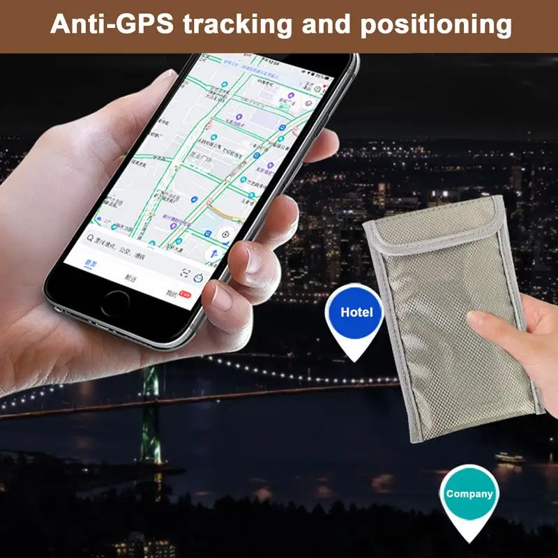 Cell Phone Signal Blocking Jammer Pouch Bag, Radiation Security Pouch, Proteção de Privacidade, Anti Tracking, FaradayBag