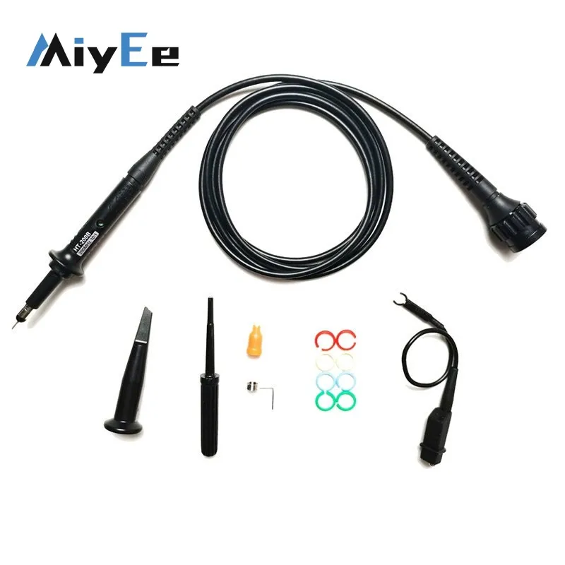 Hantek 100MHz 600V Oscilloscope Passive Voltage Probe, 1X?10X Switchable Attenuation, BNC Interface Test Probe for Oscilloscope