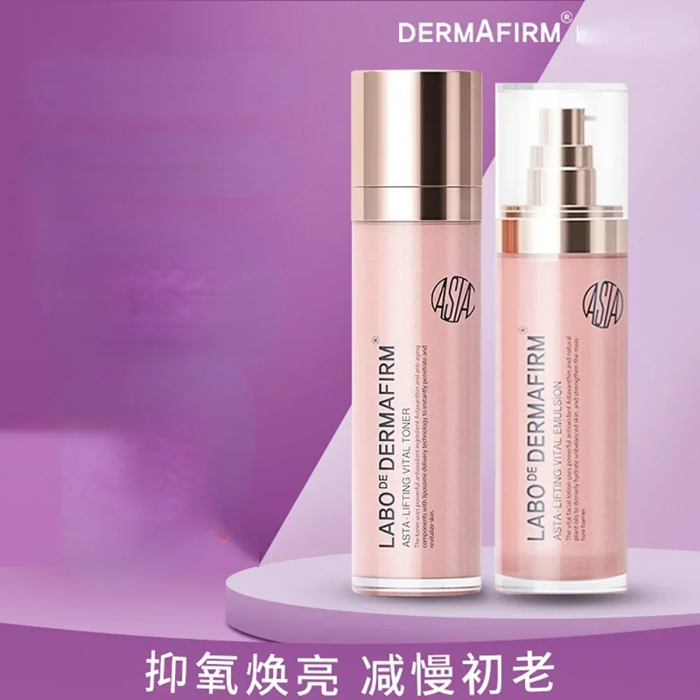 Korea DERMAFIRM Astaxanthin Toner Emulsion Skin Care Set Moisturizing Hydration Antioxidant Lifting Firming Repairing Skin Care