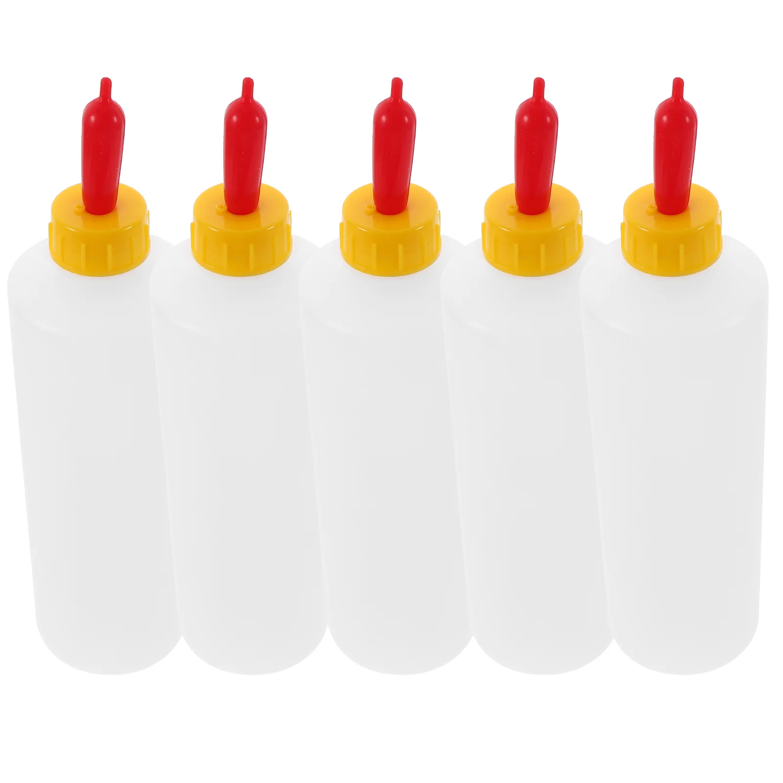 5 Sets 400ml Goat Milk Bottle Calf Lamb Small Animal Feeding Reliable Livestock Puppy Supplies Nursing Pig Plastic