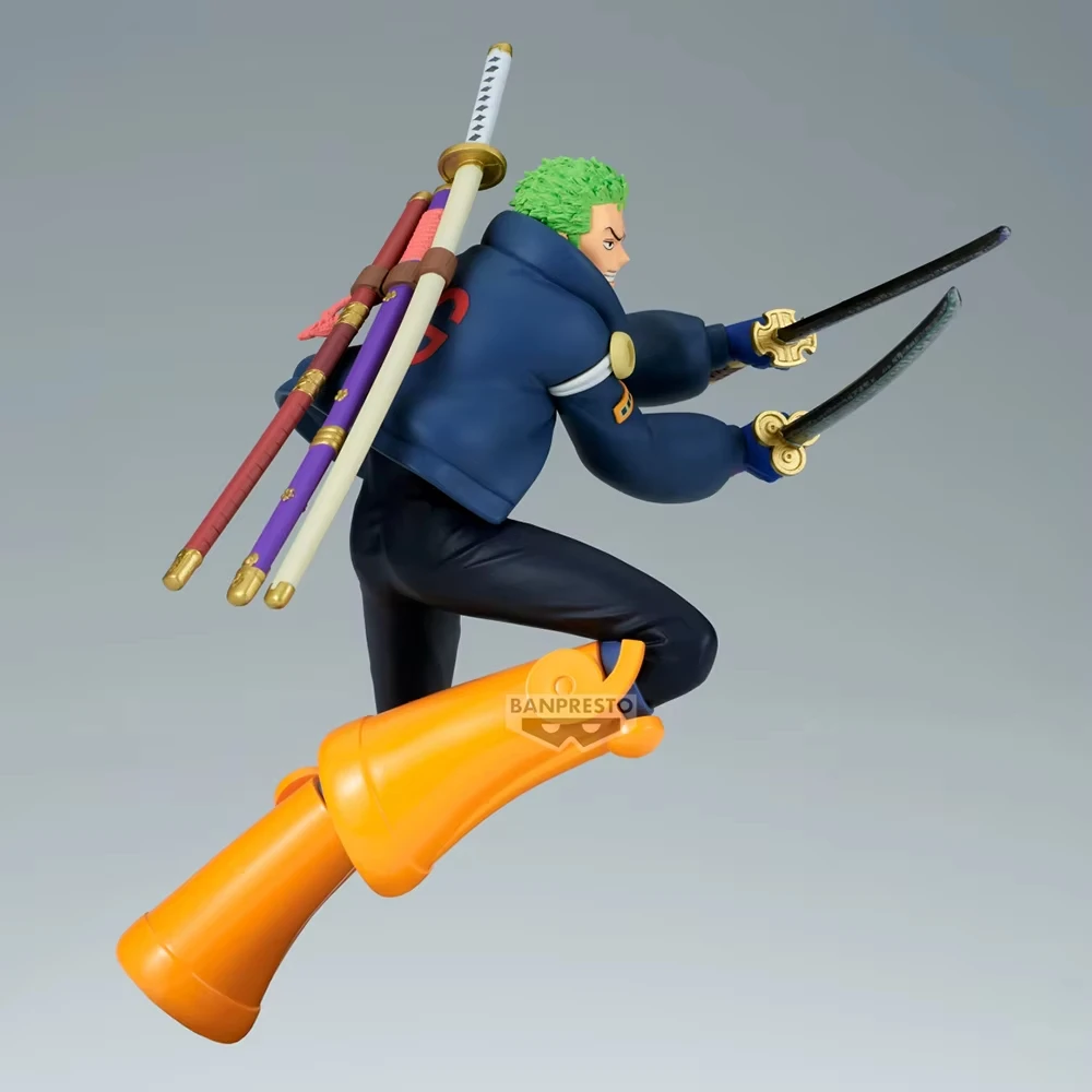 Original en Stock Bandai Banpresto une pièce Collection d'enregistrement de combat Roronoa Zorro figurines d'action modèle jouets à collectionner cadeau