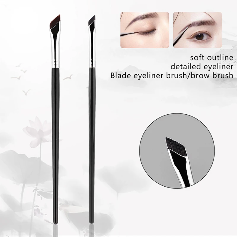 Upgrade Blade Eyeliner-Pinsel, ultradünn, feiner Winkel, flacher Augenbrauenpinsel, präzise Details unter dem Augen-Make-up, Beauty-Tool