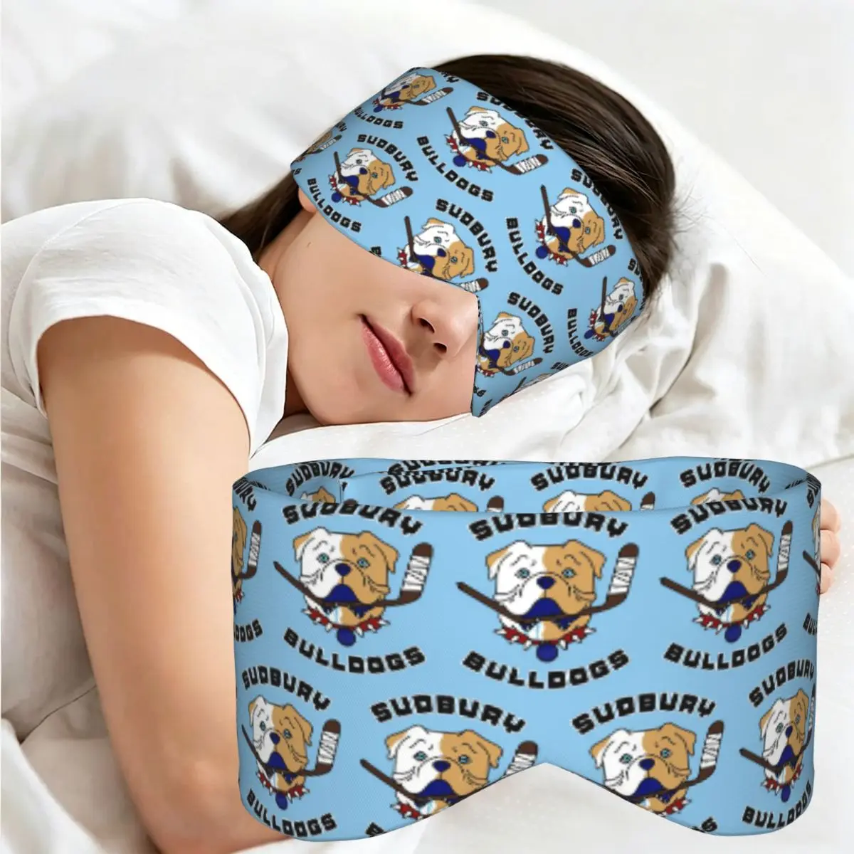 Sudbury Bulldogs - Shoresy Logo sleep mask Light Blocking Portable Eye Cover for Girls Boys Office Nap Party Eyeshade eyepatch