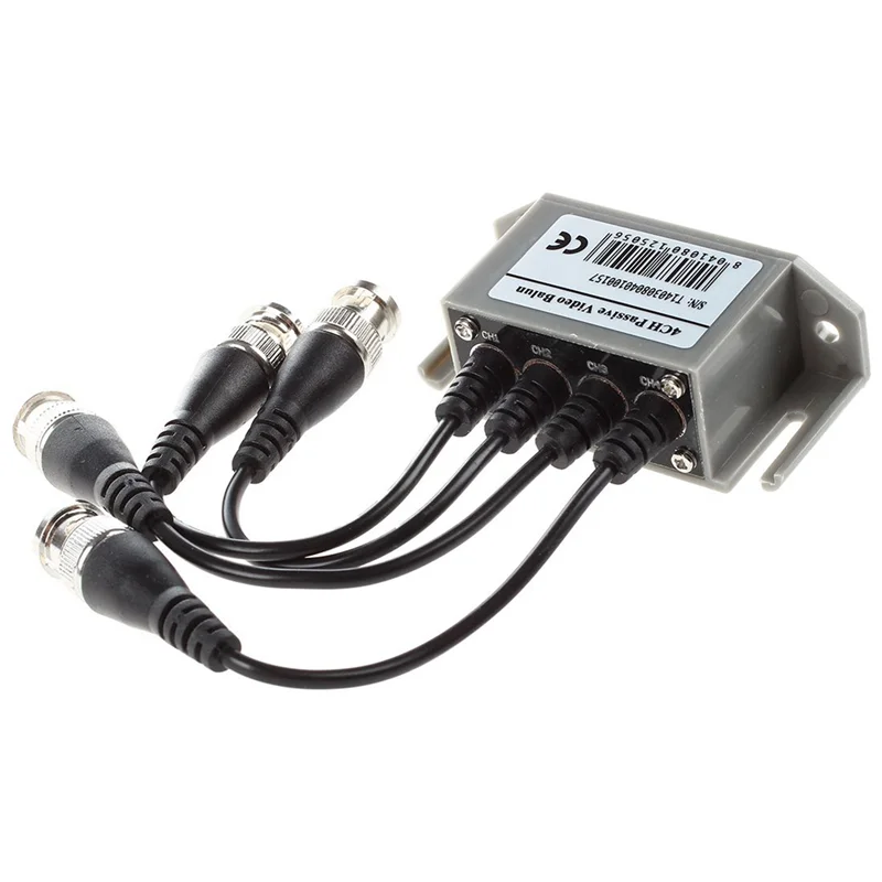 ABKN-8X Balun vidéo 4 canaux BNC UTP CAT5 transmetteur pour CCTV/caméra de Surveillance tendance