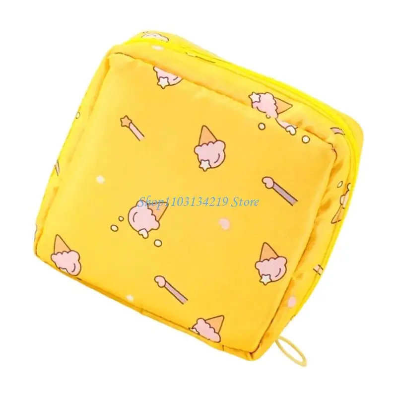 N5KC Portable Feminine Hygiene Pouches Convenient Sanitary Napkin Pouches for Discreet Storage of Feminine Products