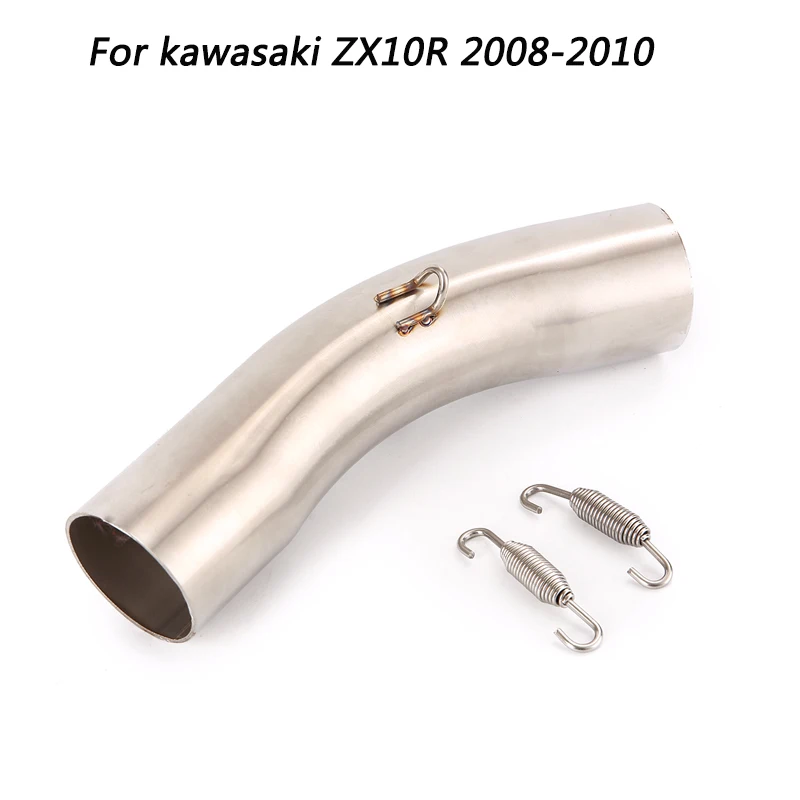 

For Kawasaki ZX10R 2008-2010 Years Motorcycle Mid Connect Link Pipe Modify Stainless Steel Slip On 51mm Muffler Escape