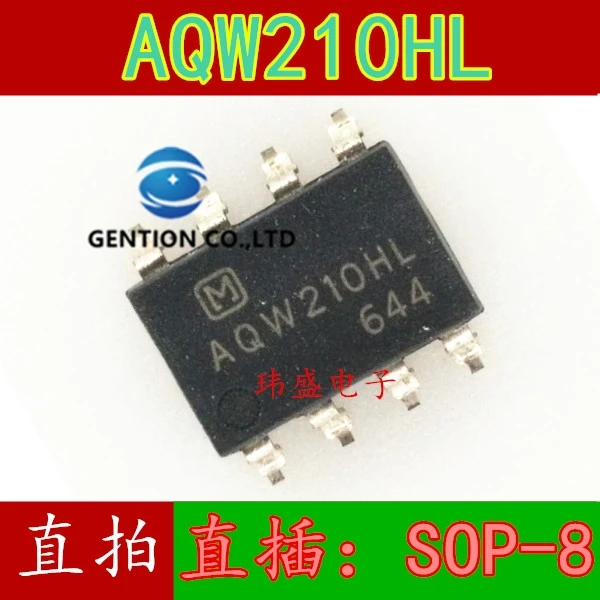 

10 шт. AQW210HL SOP8 AQW210 твердотельное реле оптическая муфта в наличии 100% новый и оригинальный