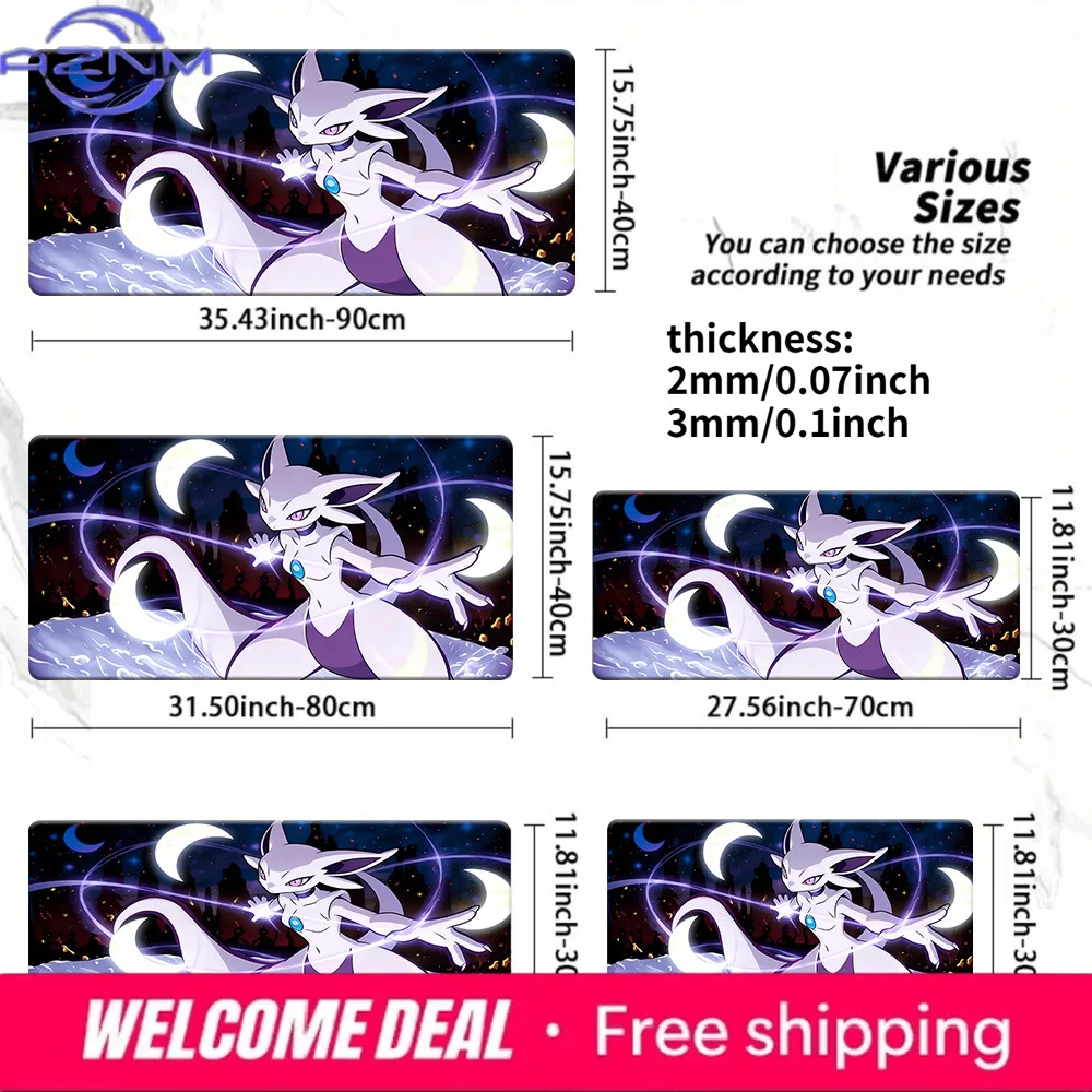 

Игровой коврик Espeon TCG, нескользящий, моющийся, для карт