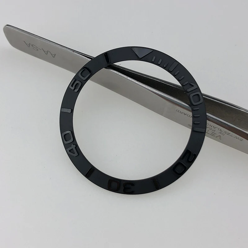 38 مللي متر المنحدر SKX007 جودة عالية ماتي النقش عدد إدراج الحافة السيراميك الأسود