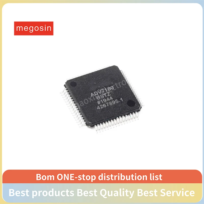 1PCS/LOT ADV7180BSTZ ADV7180 LQFP-64 Video chip IC in stock