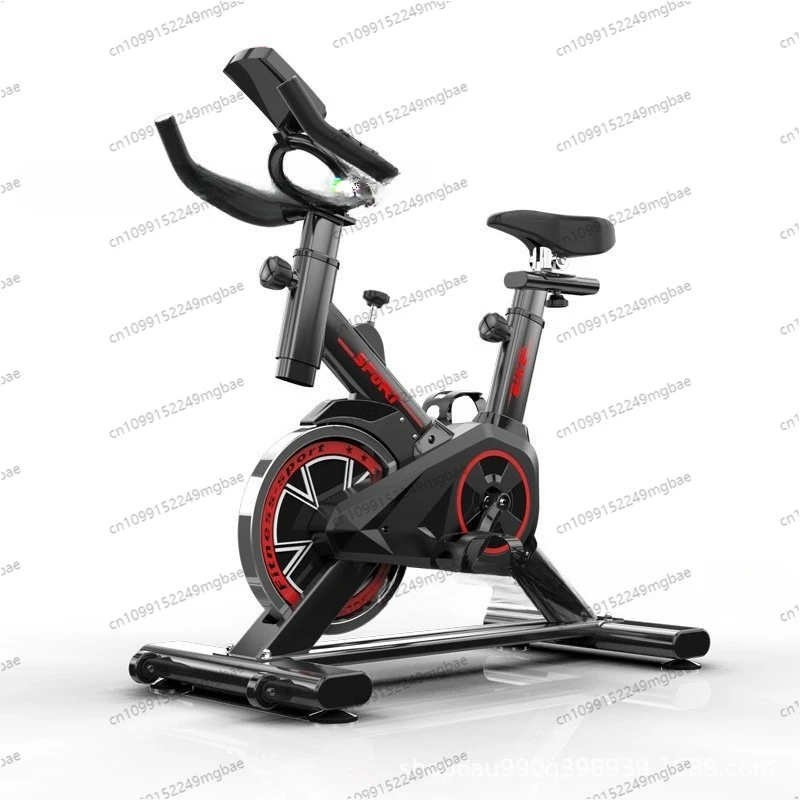 Silent Indoor Exercise Bike for Home, Quiet Stationary Cycling Trainer for Cardio Fitness, Compact Home Gym Equipment