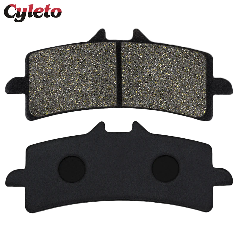 Cyleto Motorcycle Front Brake Pads for KTM SMR 450 Duke 690R 890R 990 Supermoto R RC8 RC8R 1190 1290 Super Duke R SE RR GT view 6