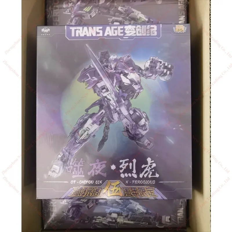 [IN MAGAZZINO] CANG-TOYS Giocattoli trasformati CT CT-CHIYOU 01X Rampage Predaking Quinto anniversario Viola X-Firmament Action Figure