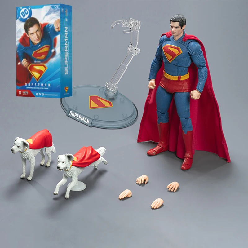 

2025 New Hot David Corenswet Superman Action Figure 1/9 New Superman Figure 2025 New Movie Superman PVC Joint Movable Kid Toys
