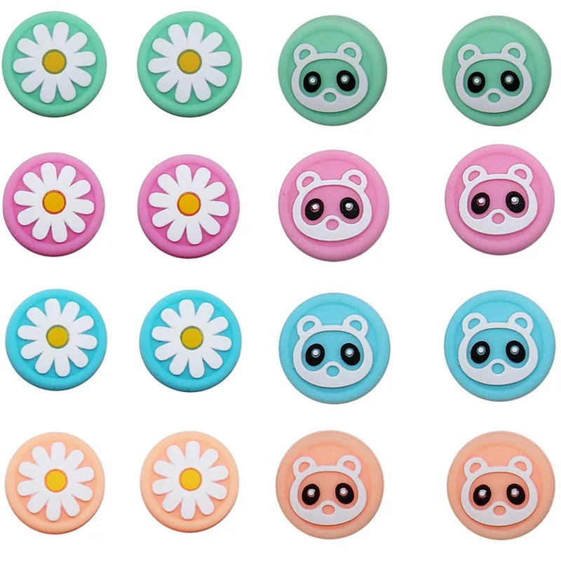 4pcs Silicone Grip Caps for Switch Lite Oled Consold Protective Case for NS Lite Oled Gamepad Joystick Controller Accessories